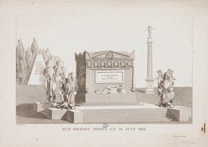 The Brave Dead of the 18 June 1815 by Hippolyte Lecomte